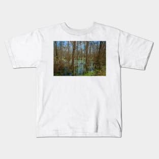 Swamp in Southeastern Georgia Kids T-Shirt